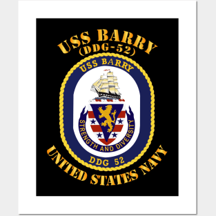 USS Barry (DDG-52) Posters and Art